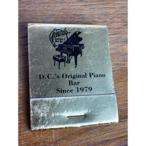 Vintage Washington D.C. Friend's Piano Bar Matchbook Unstruck 2122 P Street